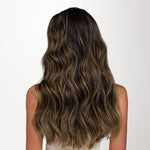 Dark Brown Balayage (2/6/2) Invisi Edge Seamless Clip-Ins (140g-160g)_100% Remy Human Hair.