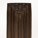  Dirty Blonde Highlights (18D/22F) Invisi Edge Seamless Clip-Ins (140g-160g)-100% Remy Human Hair.