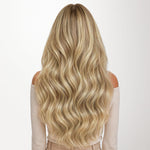  Natural Blonde Balayage (18ET90A) Invisi Edge Seamless Clip-Ins (140g-160g)-100% Remy Human Hair.
