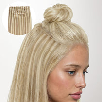 Light Blonde Highlights (16/22A) Invisi Edge Seamless Clip-Ins (140g-160g)_100% Remy Human Hair.