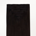 Dark Brown (2) Invisi Edge Seamless Clip-Ins (140g-160g)_100% Remy Human Hair.