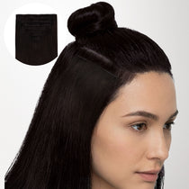 Dark Brown (2) Invisi Edge Seamless Clip-Ins (140g-160g)-100% Remy Human Hair.
