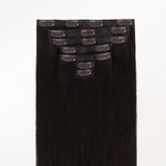 Dark Brown (2) Invisi Edge Seamless Clip-Ins (140g-160g)_100% Remy Human Hair.