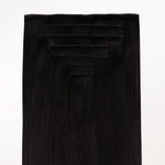 Jet Black (1) Invisi Edge Seamless Clip-Ins (140g-160g)_100% Remy Human Hair.