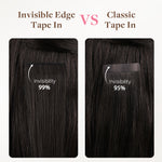 Dark Brown Balayage (2/6/2) Invisi Edge Tape-Ins 50g_100% Remy Human Hair.