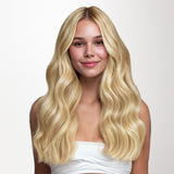 Dirty Blonde Highlights (18D/22F) Invisi Edge Tape-Ins 50g_100% Remy Human Hair.