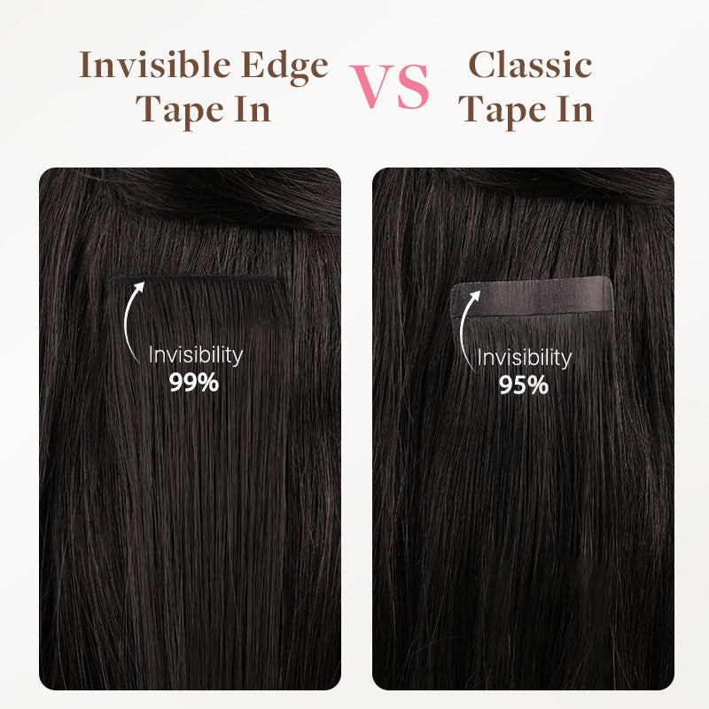  Bleach Blonde (613) Invisi Edge Tape-Ins 50g-100% Remy Human Hair.