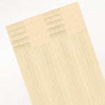  Platinum Blonde Balayage (17/22/60) Invisi Edge Tape-Ins 50g-100% Remy Human Hair.