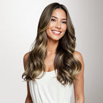 Caramel Blonde Balayage (4/27/4) Invisi Edge Tape-Ins 50g-100% Remy Human Hair.