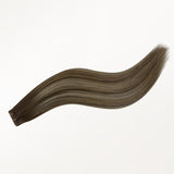 Honey Blonde Balayage (4/26/4) Invisi Edge Tape-Ins 50g-100% Remy Human Hair.