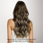 Honey Blonde Balayage (4/26/4) Invisi Edge Tape-Ins 50g-100% Remy Human Hair.