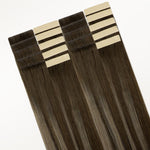 Honey Blonde Balayage (4/26/4) Invisi Edge Tape-Ins 50g-100% Remy Human Hair.