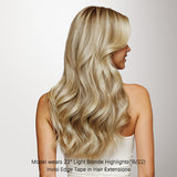 Light Blonde Highlights (16/22A) Invisi Edge Tape-Ins 50g-100% Remy Human Hair.