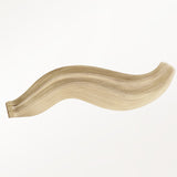 Light Blonde Highlights (16/22A) Invisi Edge Tape-Ins 50g-100% Remy Human Hair.