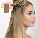 Natural Blonde Balayage (18ET90A) Invisi Edge Tape-Ins 50g_100% Remy Human Hair.