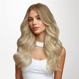 Natural Blonde Balayage (18ET90A) Invisi Edge Tape-Ins 50g_100% Remy Human Hair.