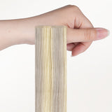 Platinum Blonde Balayage (17/22/60) Invisi Edge Tape-Ins 50g