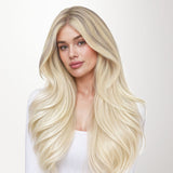 Platinum Blonde Balayage (17/22/60) Invisi Edge Tape-Ins 50g