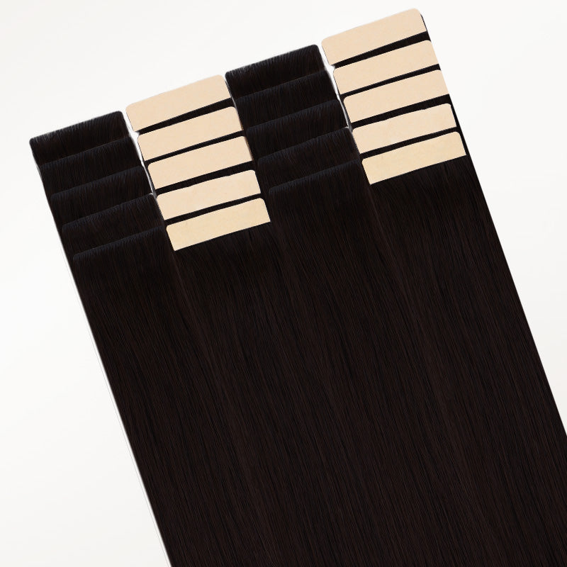 Dark Brown (2) Invisi Edge Tape-Ins 50g-100% Remy Human Hair.