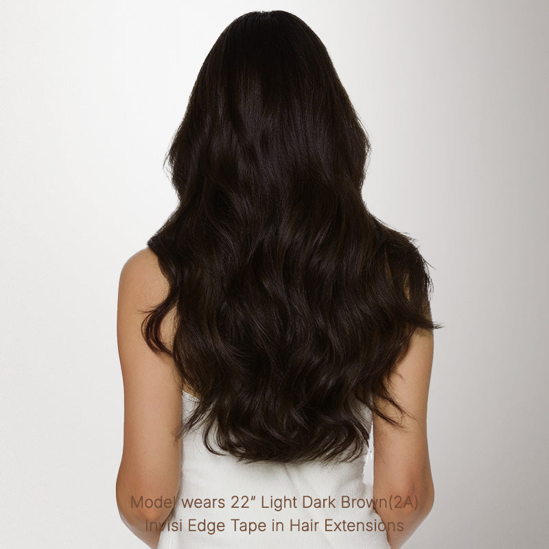 Light Brown (2A) Invisi Edge Tape-Ins 50g [Clearance]_100% Remy Human Hair.