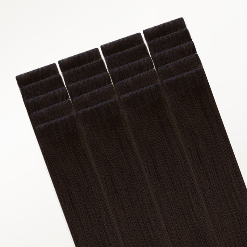Light Brown (2A) Invisi Edge Tape-Ins 50g [Clearance]_100% Remy Human Hair.