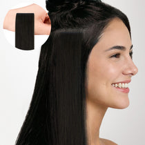 Natural Black (1B) Invisi Edge Tape-Ins 50g-100% Remy Human Hair.