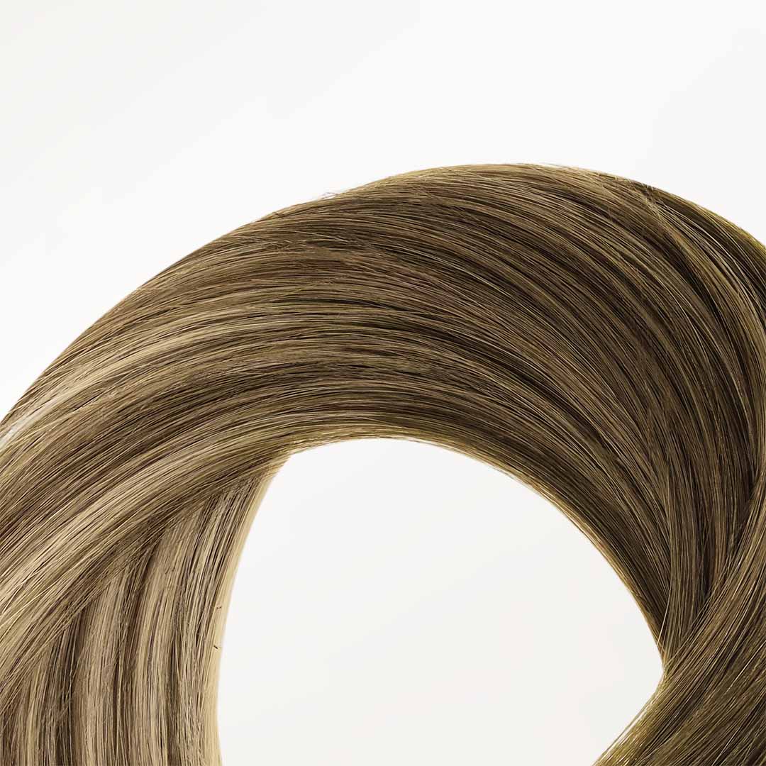 Bleach Blonde Balayage (3/8/613) Micro Link Tip Hair Extensions – 100% Remy Human Hair by GOO GOO Hair.
