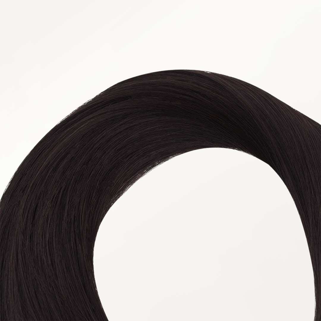 Dark Brown (2) Micro Link Tip Hair Extensions – 100% Remy Human Hair by GOO GOO Hair.