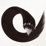 Light Brown (2A) Micro Link Tip Hair Extensions