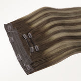 Honey Blonde Balayage (4/26/4) Pro & Wire Hair Extension (70g-140g)-100% Remy Human Hair.