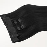 Jet Black (1) Pro & Wire Hair Extension (70g-140g)-100% Remy Human Hair.