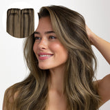 Caramel Blonde Balayage (4/27/4) Scalp Hair Fill-Ins (30g-39g)_100% Remy Human Hair.