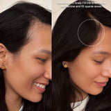 Dark Brown (2) Scalp Hair Fill-Ins (30g-39g)_100% Remy Human Hair.