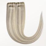 Ash Blonde Highlights (17A/60A) Scalp Hair Fill-Ins (30g-39g)_100% Remy Human Hair.