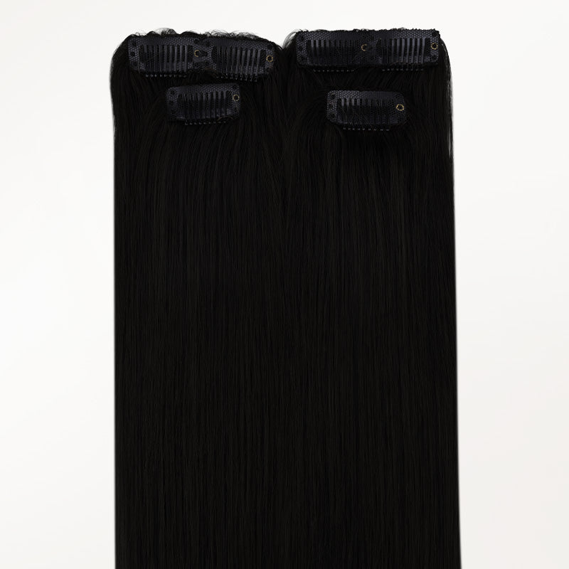 Jet Black (1) Scalp Hair Fill-Ins (30g-39g)_100% Remy Human Hair.