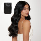 Natural Black (1B) Seamless Clip-Ins 150g [Clearance]_100% Remy Human Hair.