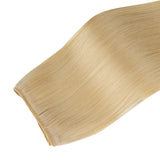 Golden Blonde Highlights (8B/60B) Sew-In Weft Hair Extensions (80g-120g)_100% Remy Human Hair.