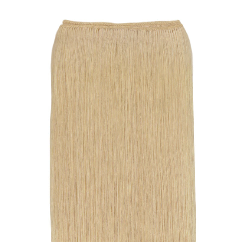 Golden Blonde Highlights (8B/60B) Sew-In Weft Hair Extensions (80g-120g)_100% Remy Human Hair.