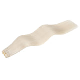 Pure Platinum Blonde (1000) Sew-In Weft Hair Extensions (80g-120g)_100% Remy Human Hair.