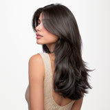 Light Brown (2A) Sew-In Weft Hair Extensions (80g-120g)_100% Remy Human Hair.
