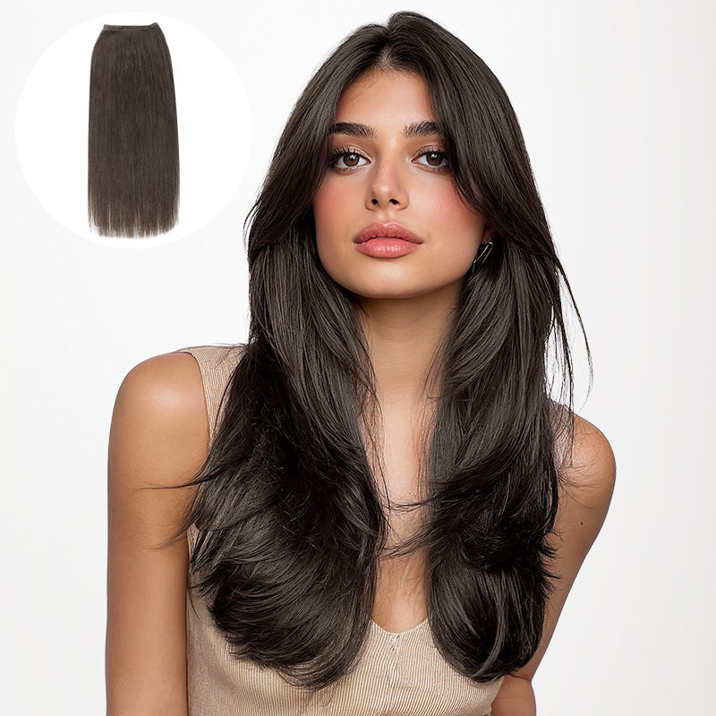 Light Brown (2A) Sew-In Weft Hair Extensions (80g-120g)