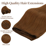 Copper (350) Sew-In Weft Hair Extensions (80g-110g)_100% Remy Human Hair.