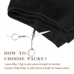 Weft Hair Extensions_100% Remy Human Hair.