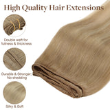 Natural Blonde Balayage (18ET90A) Sew-In Weft Hair Extensions (80g-120g)_100% Remy Human Hair.