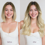 Ash Brown to Platinum Blonde (9/60) Tape-Ins 50g-100% Remy Human Hair.