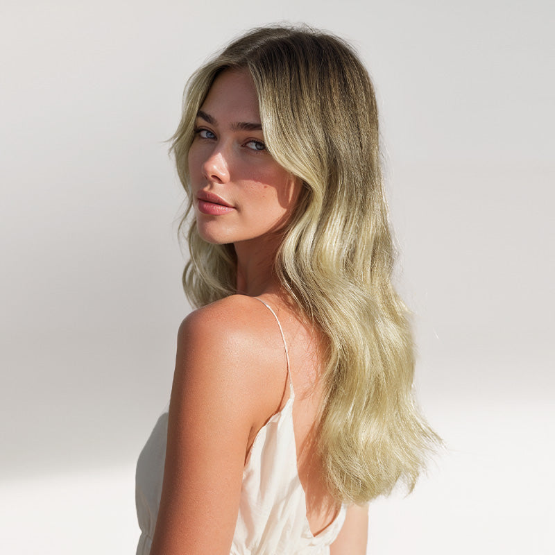 Ash Brown to Platinum Blonde (9/60) Tape-Ins 50g [Clearance]_100% Remy Human Hair.