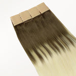 Ash Brown to Platinum Blonde (9/60) Tape-Ins 50g [Clearance]_100% Remy Human Hair.