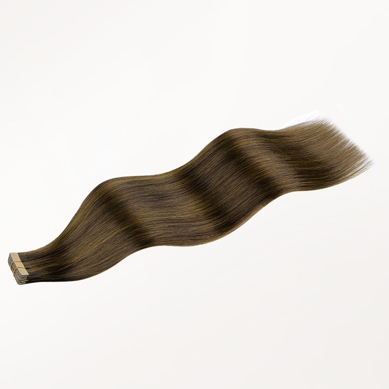 Tape-Ins Hair Extensions Highlights_100% Remy Human Hair.