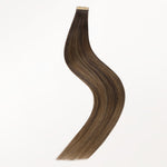  Mocha Ash Blonde Highlights (8E/61/8E) Tape-Ins 50g-100% Remy Human Hair.