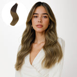 Chocolate Dip Color Melt (1D/2C/4E) Tape-Ins 50g_100% Remy Human Hair.